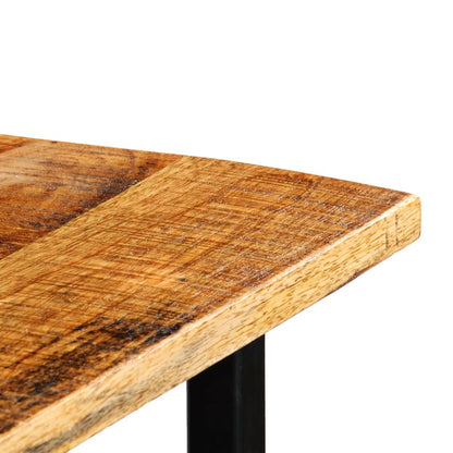 Mesa De Bar De Tractor Madera Maciza Mango Rojo 60x120x107 Cm_4