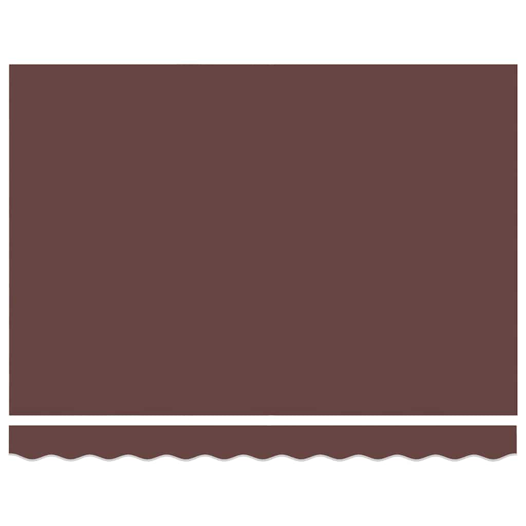 Toldo Retráctil Manual Con Luz Led Marrón 300x250 Cm_5