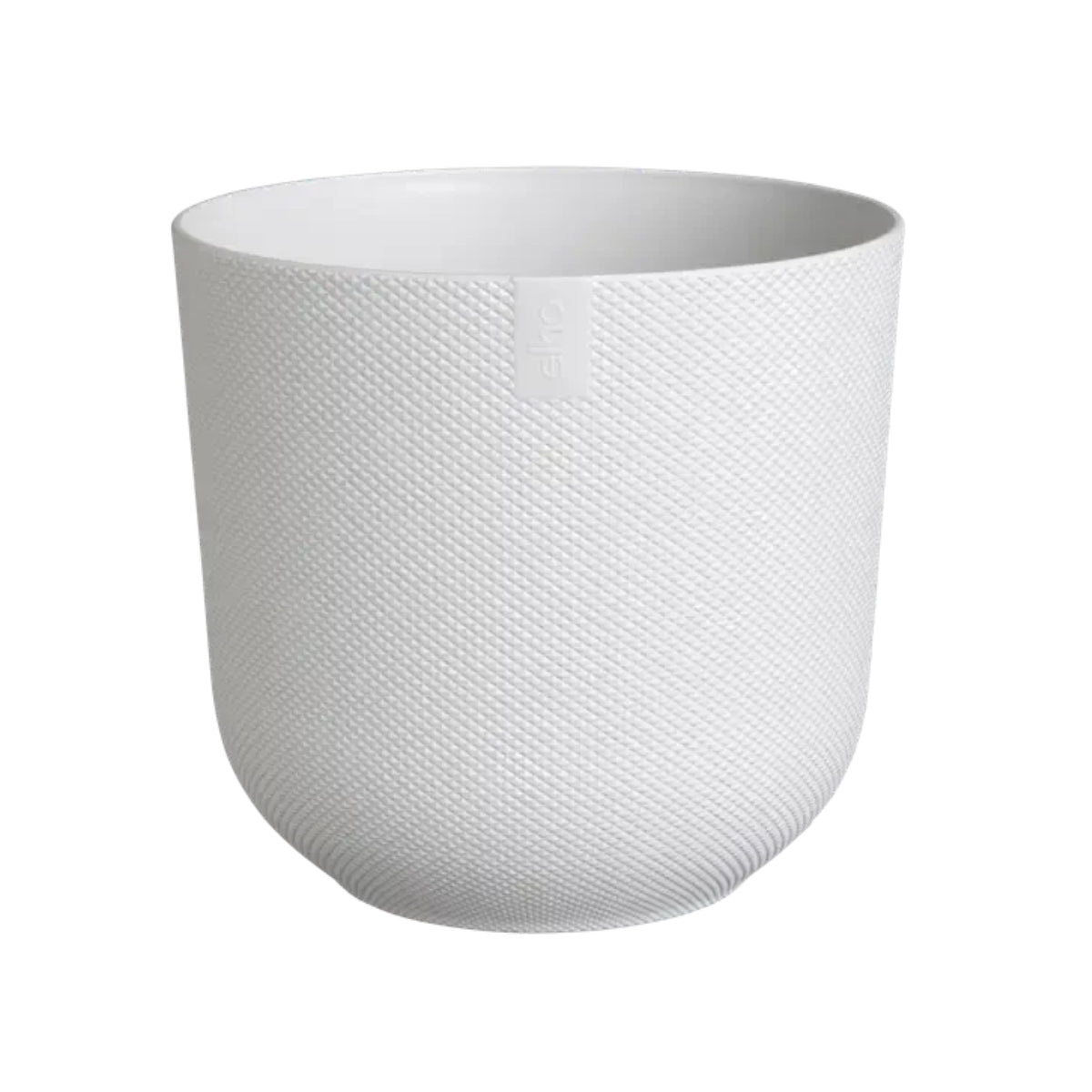 Macetero Jazz round silky white Elho 26 cm