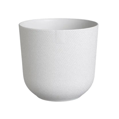 Macetero Jazz round silky white Elho 26 cm