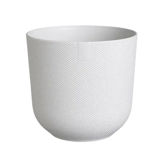 Macetero Jazz round silky white Elho 26 cm