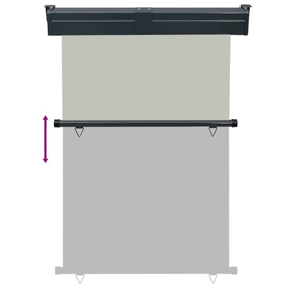Vidaxl Toldo Lateral De Balcón Gris 125x250 Cm_4