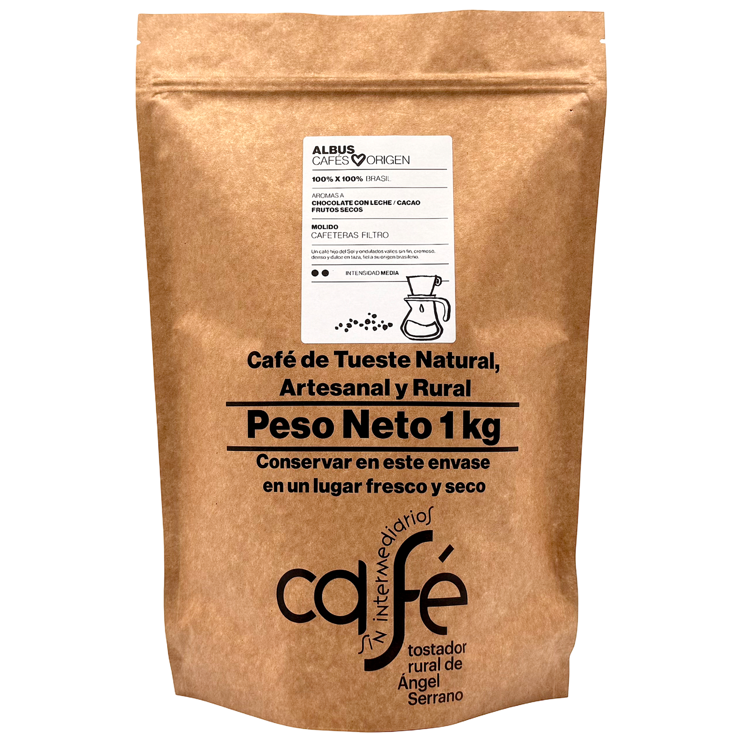 Cafe Sin Intermediarios Café Brasil Albus Molido Filtro 1 Kg_0