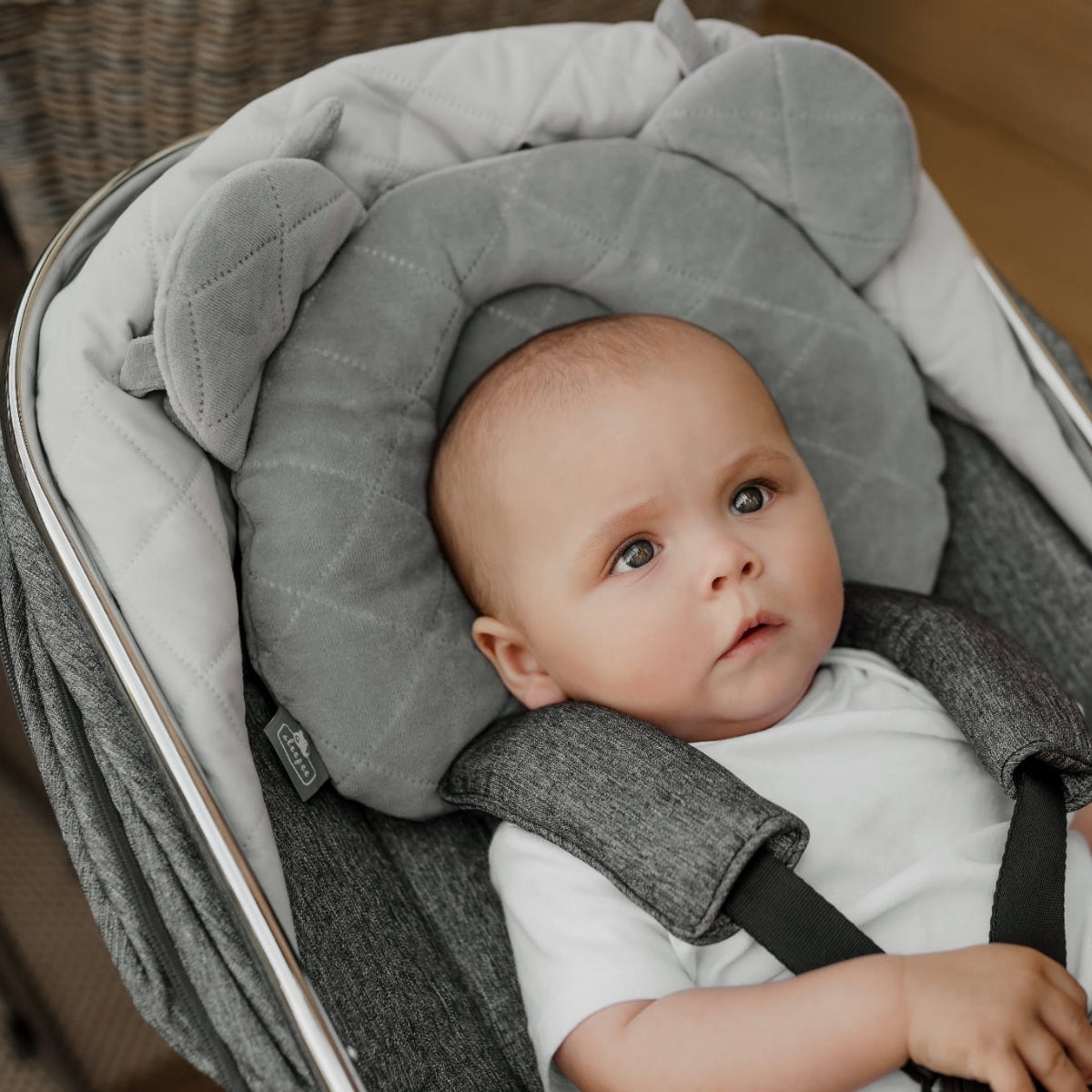 Almohada Cojin Plagiocefalia Bebés Royal Baby Grey