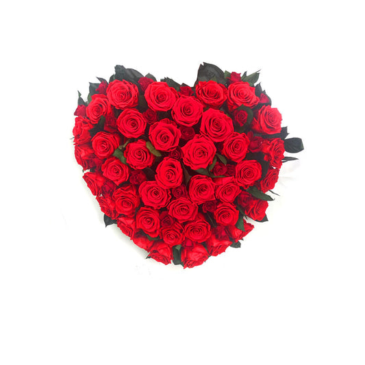 Corazón Preservado 63 Rosas_0