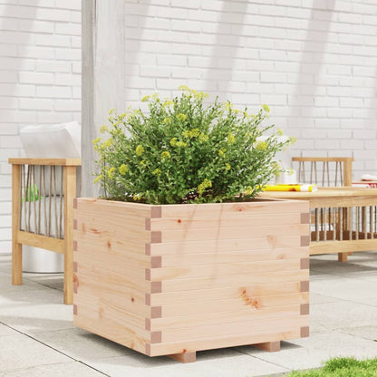 Jardinera Madera Maciza De Pino 60x60x49,5 Cm_2