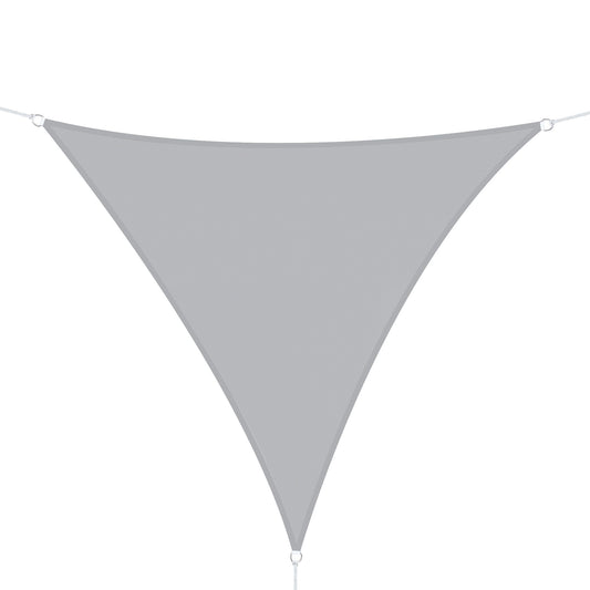 Outsunny Toldo Vela Triangular 3x3x3m Vela Sombra Para Terraza Jardín Camping_0