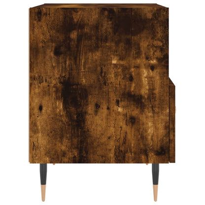 Mesita De Noche Madera Ingeniería Roble Ahumado 40x35x47,5 Cm_3