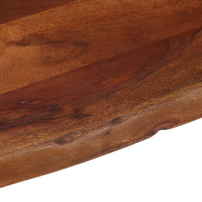 Mesa De Centro Madera Maciza De Acacia Marrón Miel 110x55x40 Cm_4