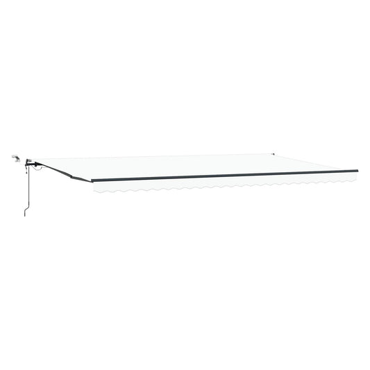 Toldo Retráctil Blanco 600 X 300 Cm Poliéster_0