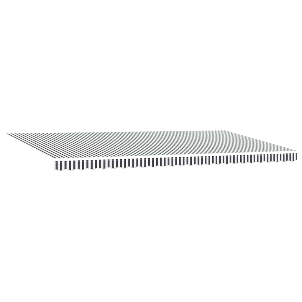 Toldo Retráctil Automático Gris Antracita Y Blanco 600x300 Cm_4