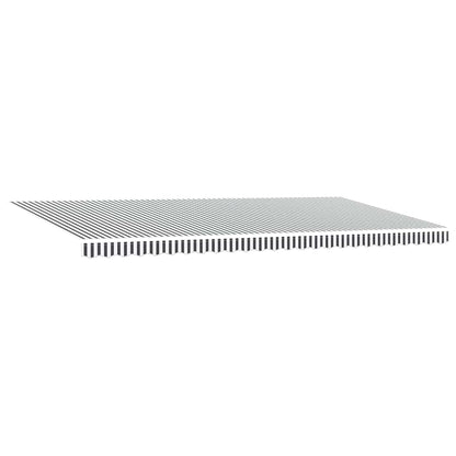 Toldo Retráctil Automático Gris Antracita Y Blanco 600x300 Cm_4