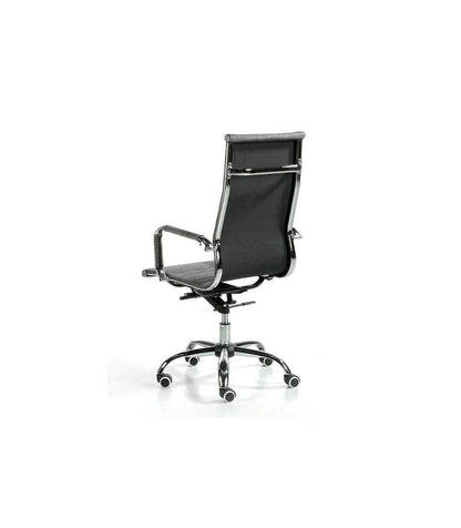 Silla Despacho Giratoria Elevable Acabado Grafito Vintage, 60 Cm(ancho) 108-115 Cm(altura) 66 Cm(fondo)_2