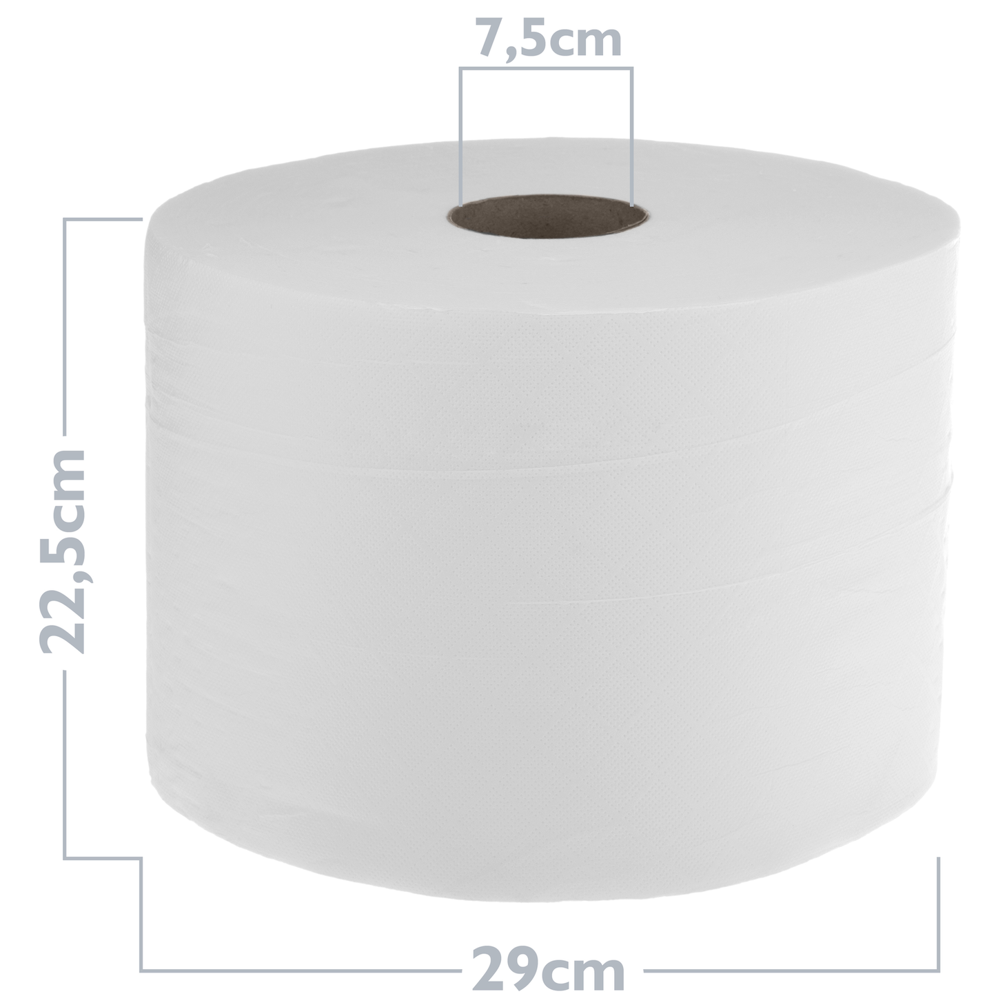 Rollo Bobina Industrial Papel Laminado De Doble Capa 2 Unidades_1