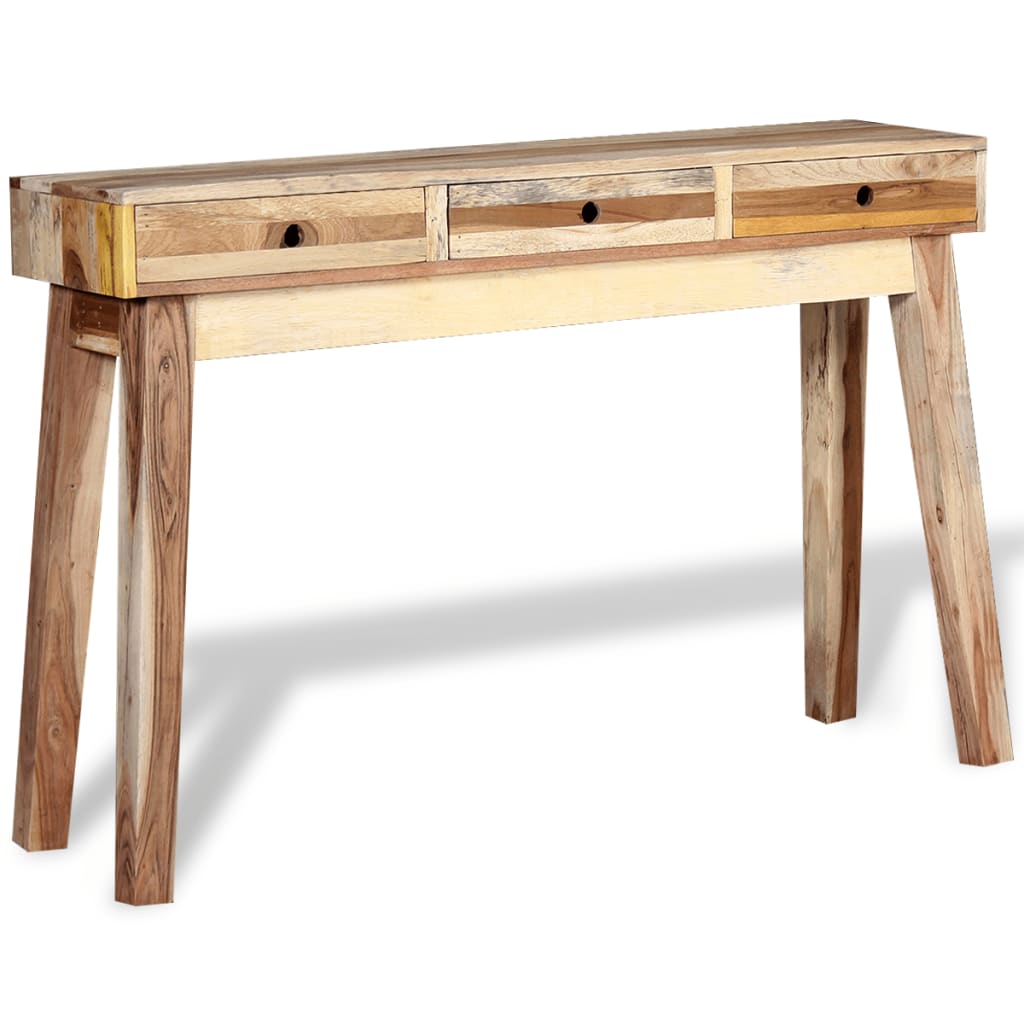 Mesa Consola De Madera Maciza Reciclada_2