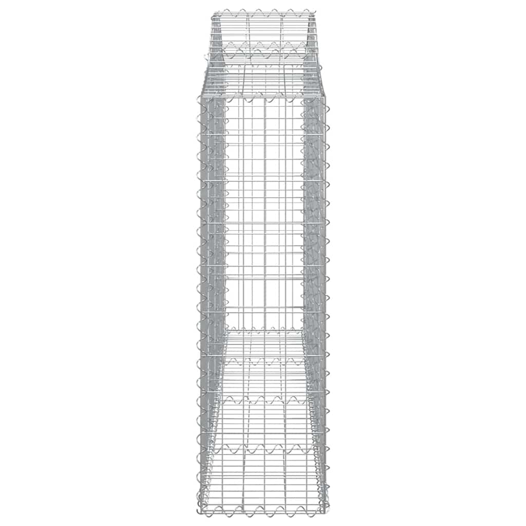 Cestas De Gaviones 12 Uds Forma Arco Hierro 200x30x100/120 Cm_4