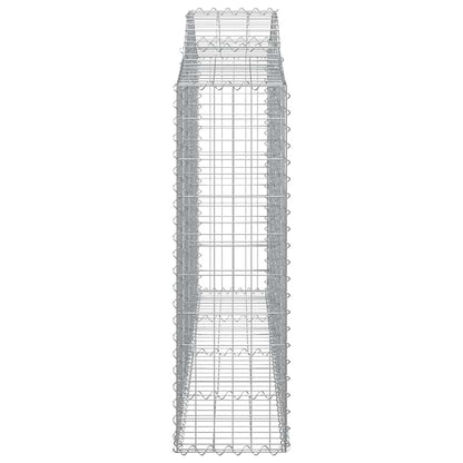 Cestas De Gaviones 13 Uds Forma Arco Hierro 200x30x100/120 Cm_4