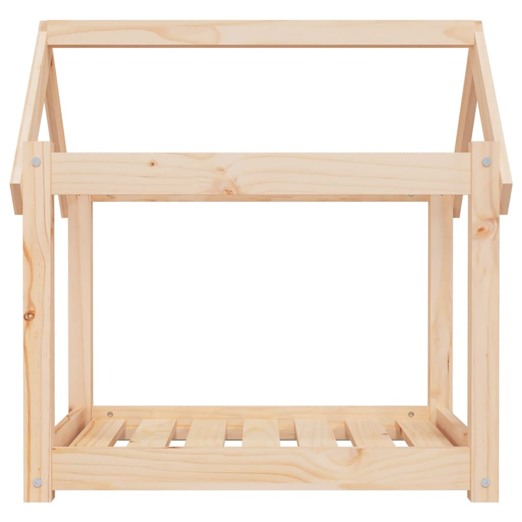 Vidaxl Cama Para Perros Madera Maciza De Pino 71x55x70 Cm_4