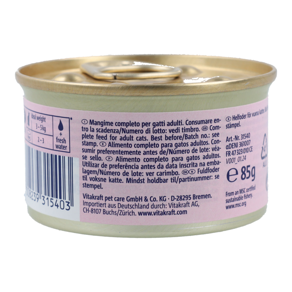 Vitakraft Latita Poésie mousse de salmón 85 g comida húmeda gato