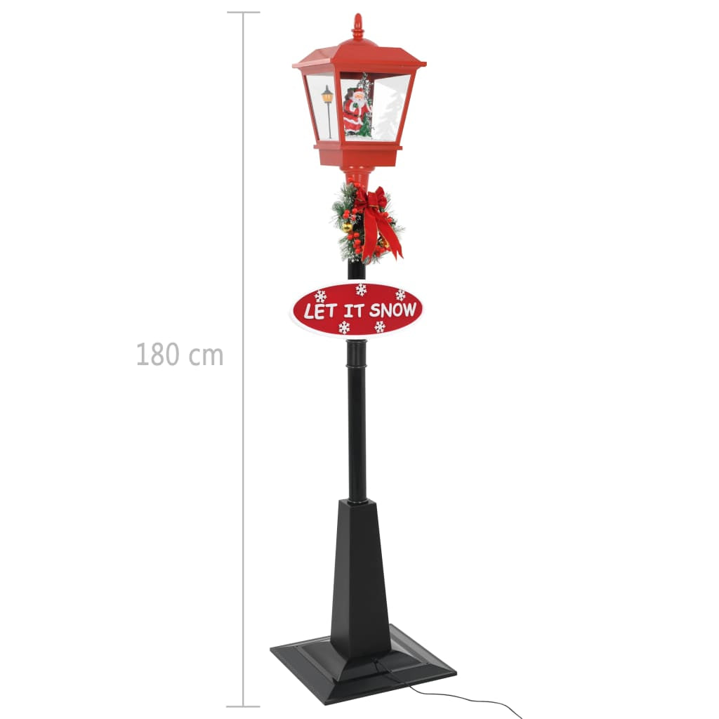 Vidaxl Farola De Navidad Con Papá Noel Y Led 180 Cm_2