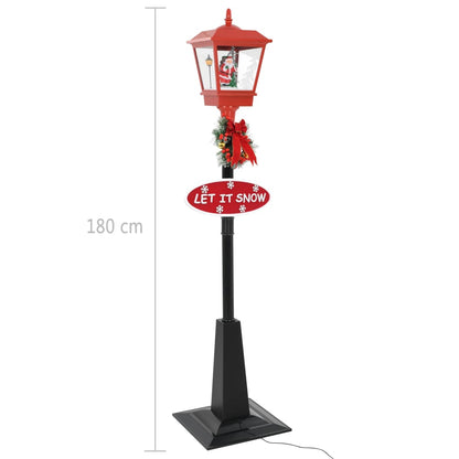 Vidaxl Farola De Navidad Con Papá Noel Y Led 180 Cm_2