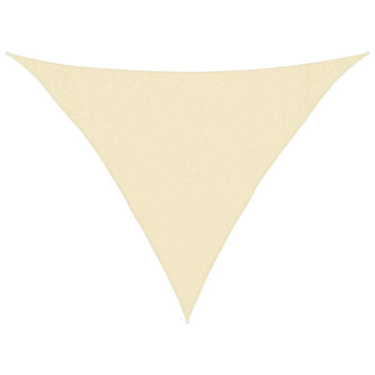 Vidaxl Toldo De Vela Crema Hdpe 160 G/m² 3x3x4,2 M_0