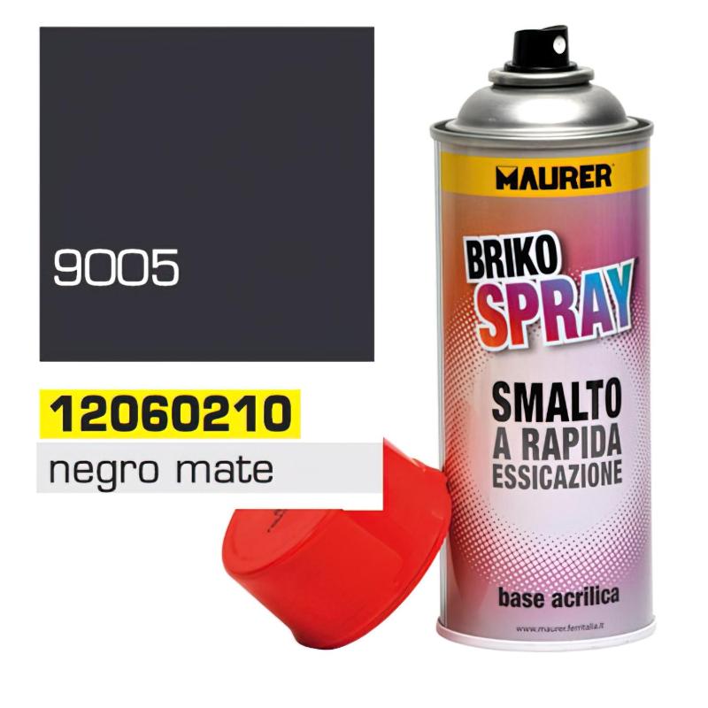 Spray Pintura Negro Mate Profundo 400 Ml._0