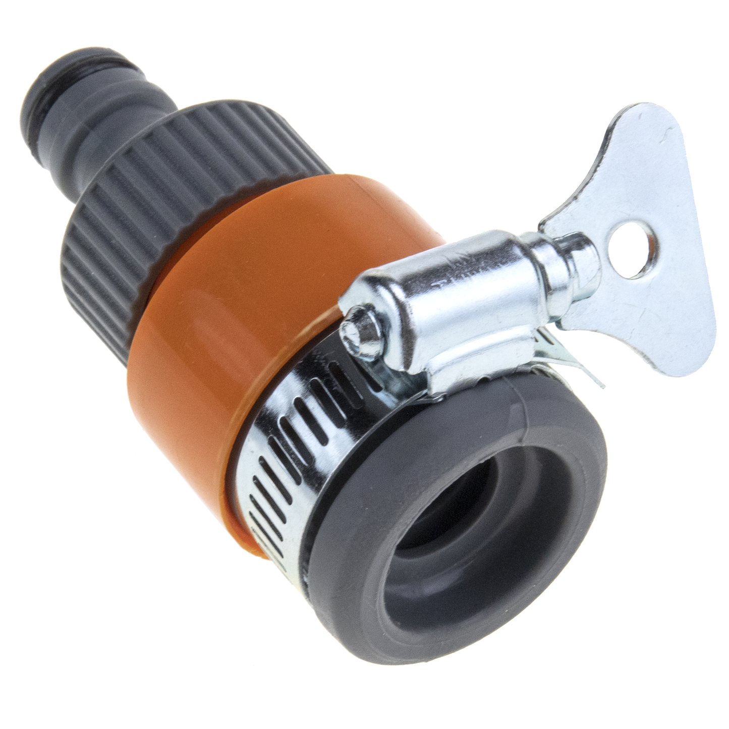 Adaptador Para Grifo Sin Rosca Con Abrazadera Y Enchufe Rápido_2