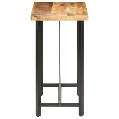 Mesa De Bar Madera Maciza De Mango Rugosa 120x58x107 Cm_1