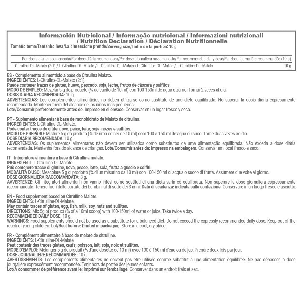 Citrulina Malato - 150g - Mejora La Resistencia - Masmusculo_4