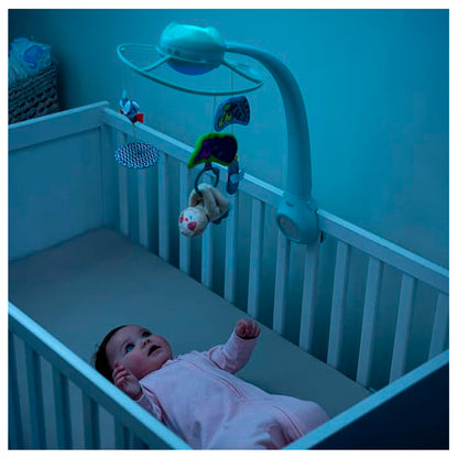 Infantino Proyector Musical Móvil 3-en-1, Luz Nocturna Y Proyector Cuna, 6 Melodías, 4 Sonidos Naturaleza, Verde_3