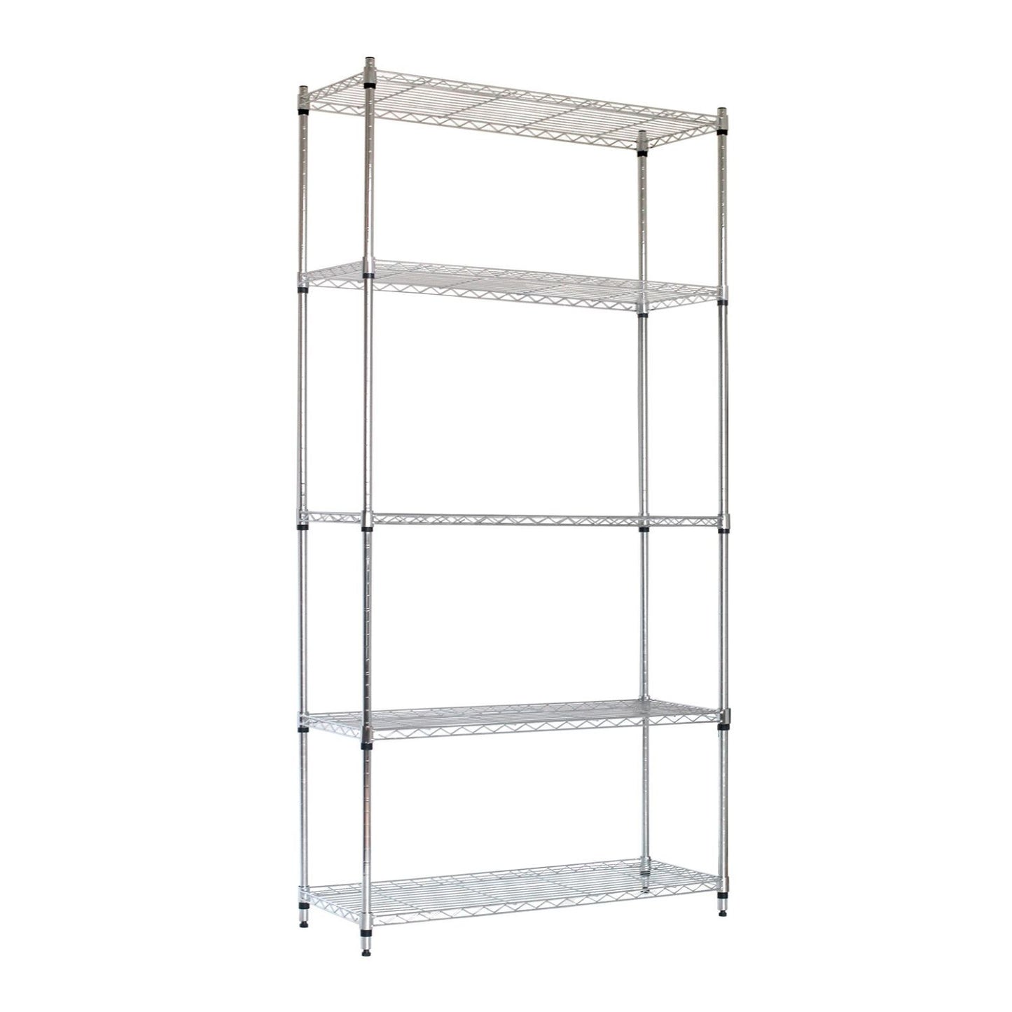 Estantería Metálica Con 5 Baldas Ajustables 182.8x91.4x35.5cm 400kg 7house_0