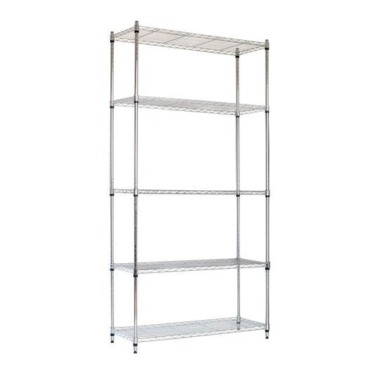 Estantería Metálica Con 5 Baldas Ajustables 182.8x91.4x35.5cm 400kg 7house_0