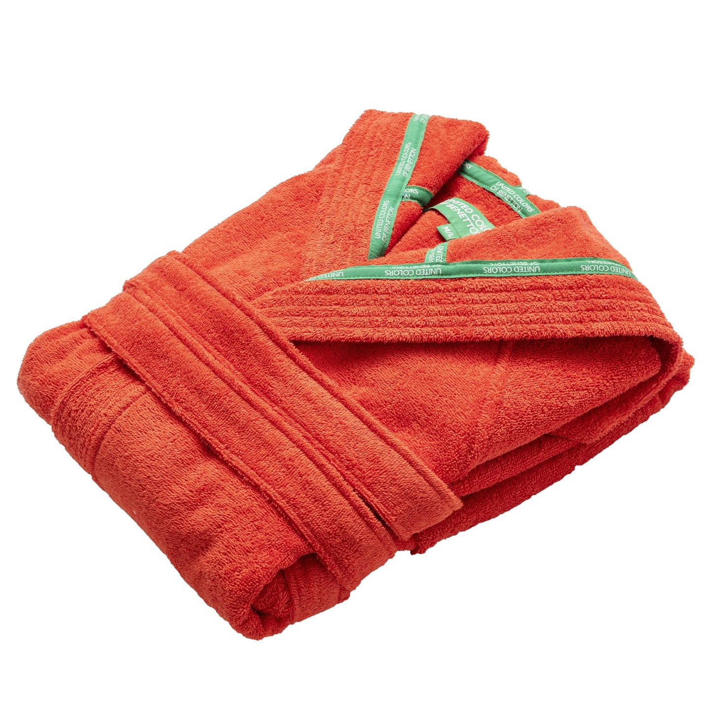 Albornoz Con Capucha M/l 360gsm 100% Algodón Rojo Rainbow_1