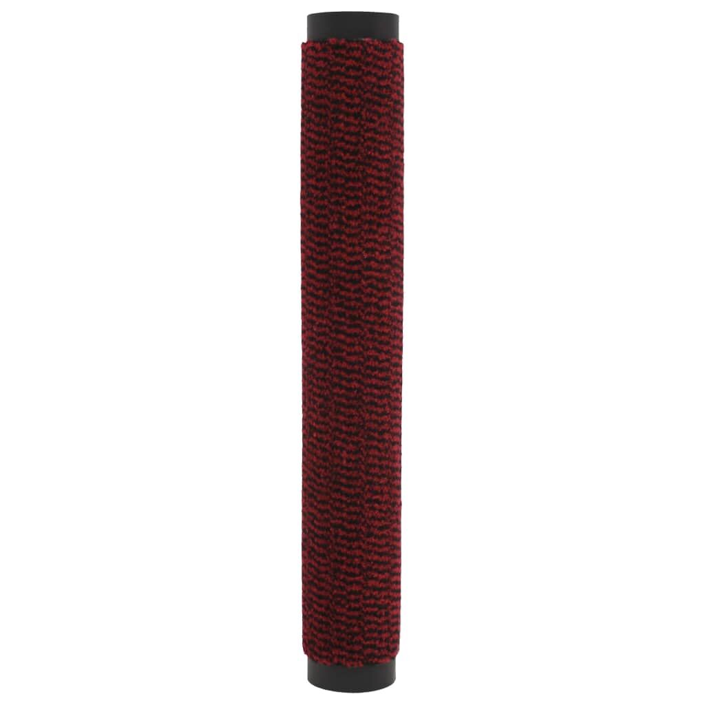 Vidaxl Alfombras De Entrada Rectangulares De Nudo 2 Uds Rojo 120x180cm_2