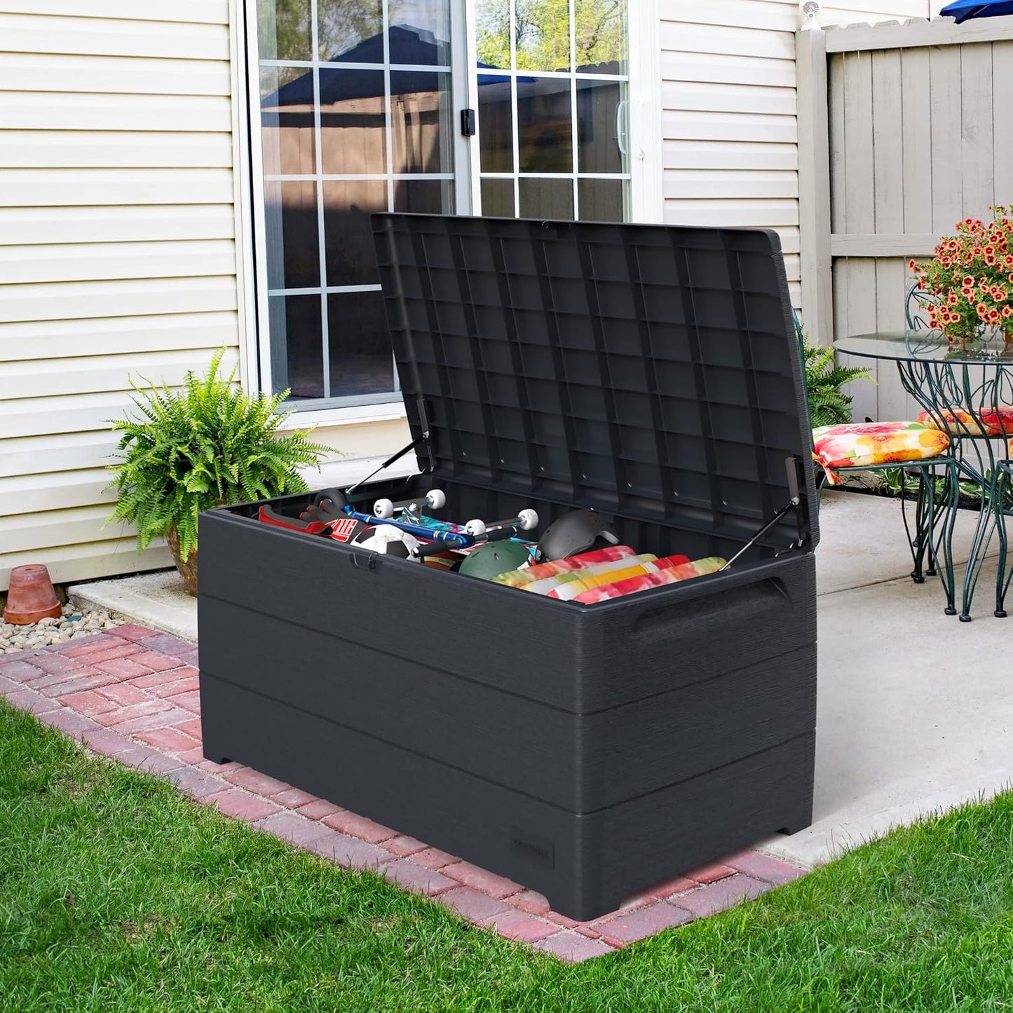 Duramax - Arcón Baúl  -  416 L - Pvc - Color Gris Antracita -  -_2