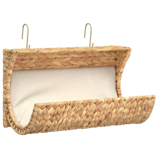 Vidaxl Cama Para Gato Con Cojín De Jacinto De Agua 37x20x20 Cm_0