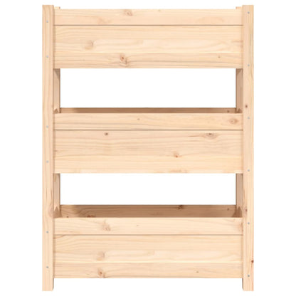 Jardinera De Madera Maciza De Pino 77x25x104,5 Cm_4