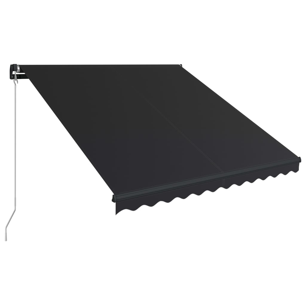 Toldo Retráctil Manual Gris Antracita 300x250 Cm_0