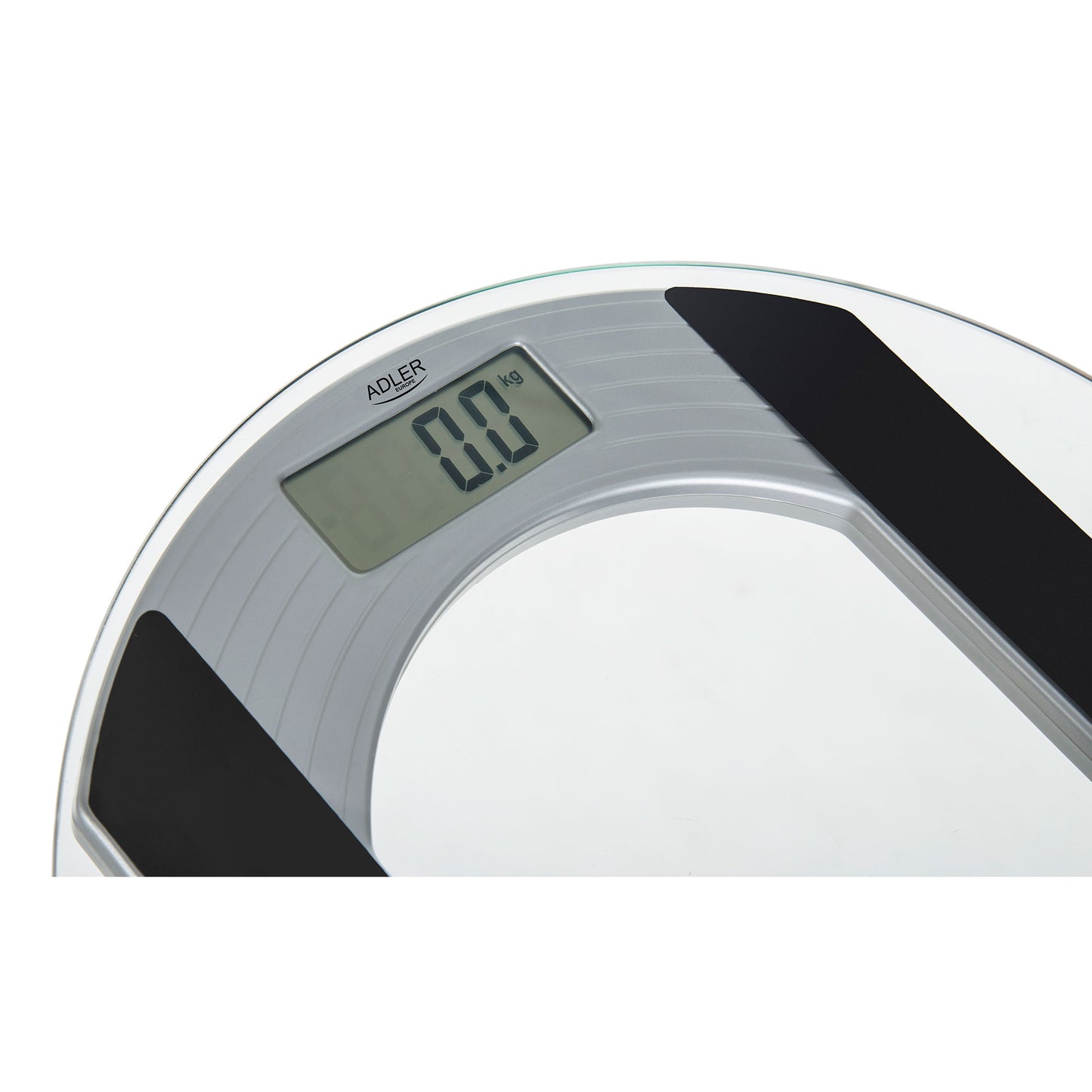 Báscula De Baño Digital Cristal Templado, Alta Medición 150 Kg 100 G, Apagado Automático, Fácil Adler Ad8122 Transparente_0