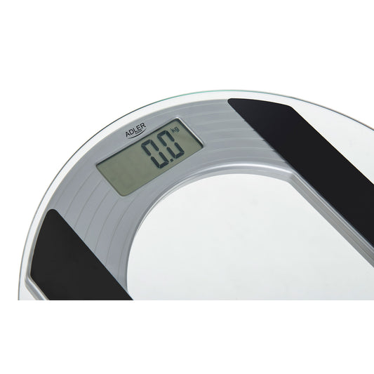 Báscula De Baño Digital Cristal Templado, Alta Medición 150 Kg 100 G, Apagado Automático, Fácil Adler Ad8122 Transparente_0