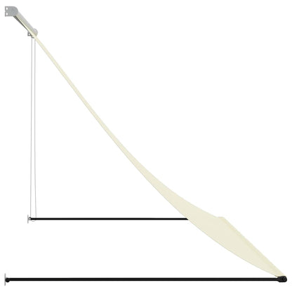 Toldo Retráctil De Tela Y Acero Crema 250x150 Cm_3