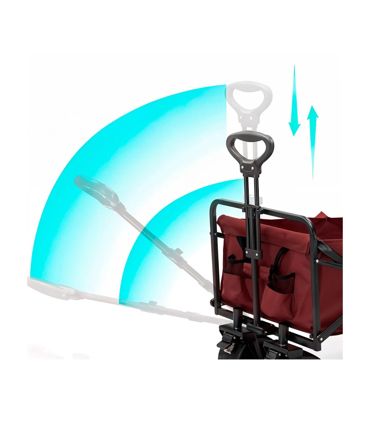 Carro Plegable Playa Y Camping (4 Ruedas - 120 Kg)_3