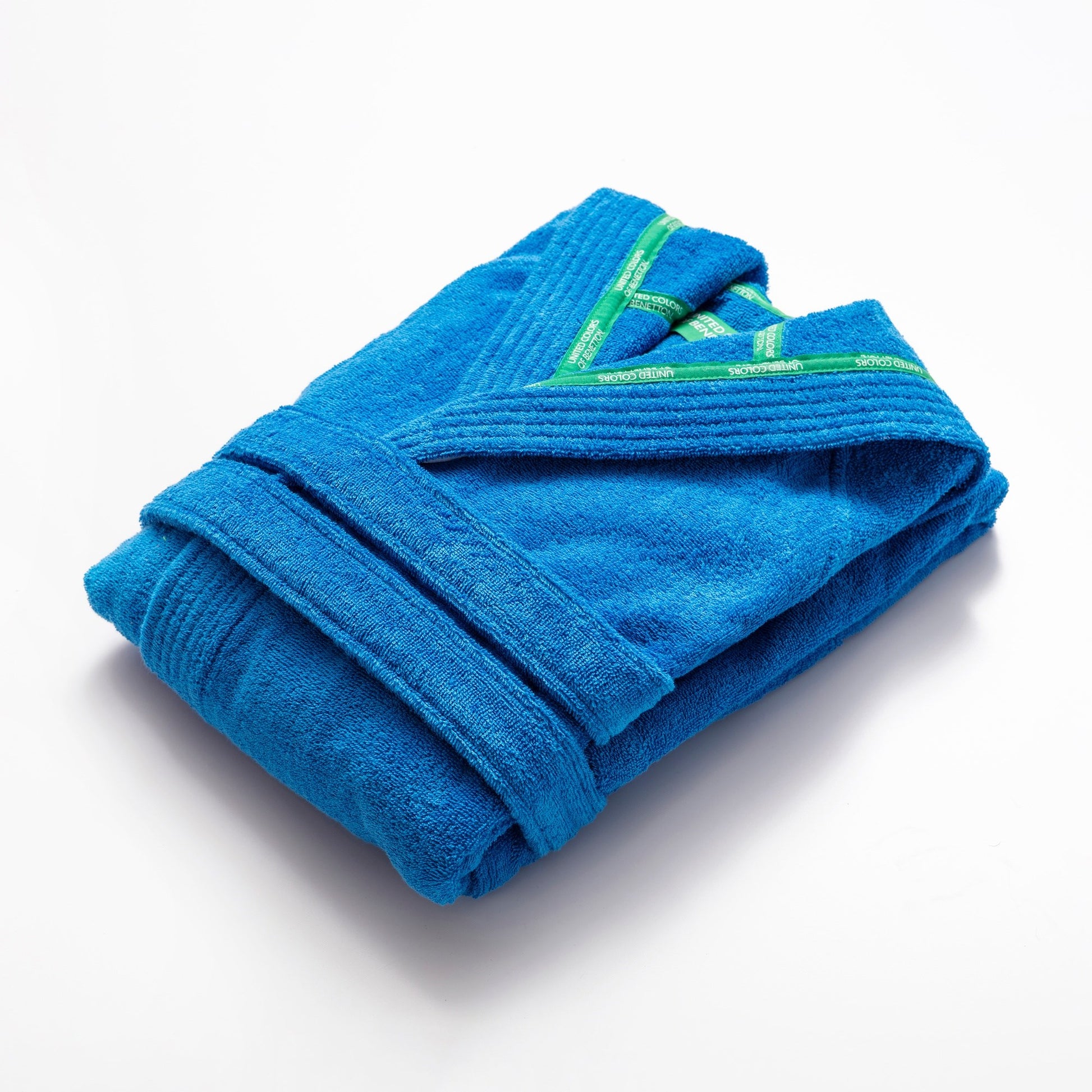 Albornoz Con Capucha L/xl 360gsm 100% Algodón Azul Rainbow Be_4