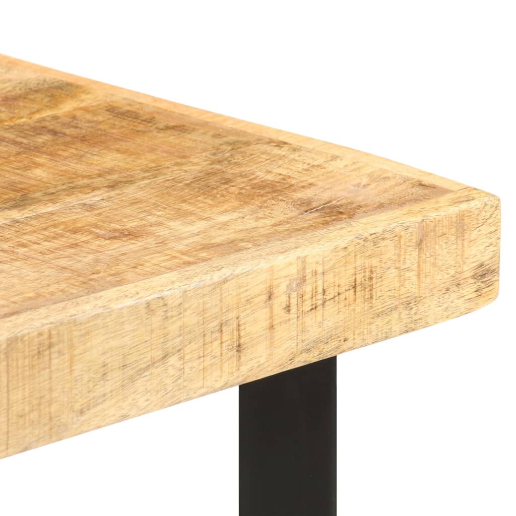 Mesa De Bar Madera Maciza De Mango Rugosa 60x60x107 Cm_3