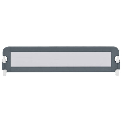 Vidaxl Barandilla De Seguridad Cama De Niño Poliéster Gris 180x42cm_2