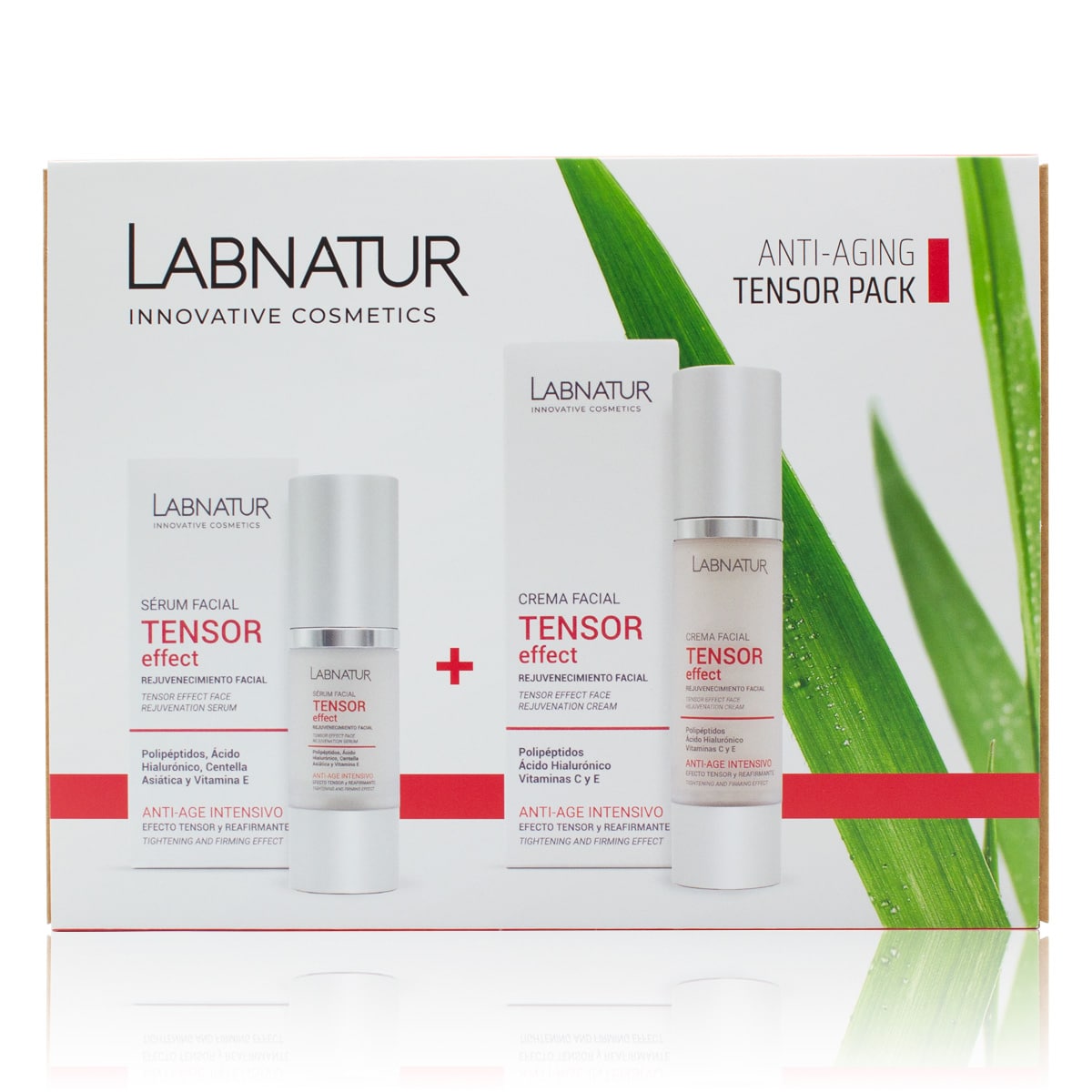 Labnatur Pack Antiaging Tensor Effect | Lifting Inmediato | Crema Y Sérum Antiarrugas | Natural Vegano_0