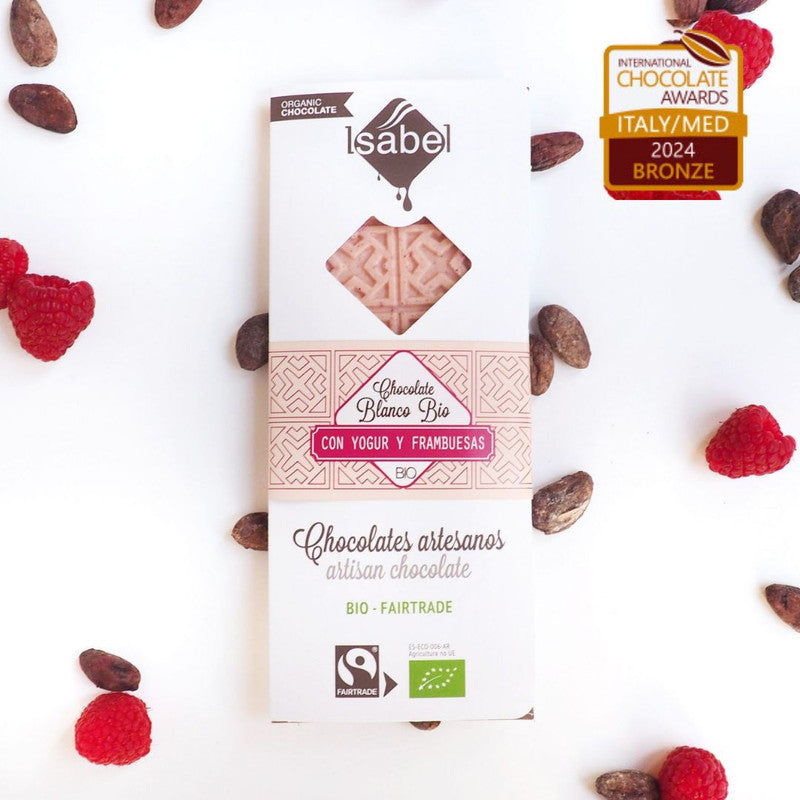 Tableta Bio chocolate blanco con yogur y frambuesas._0