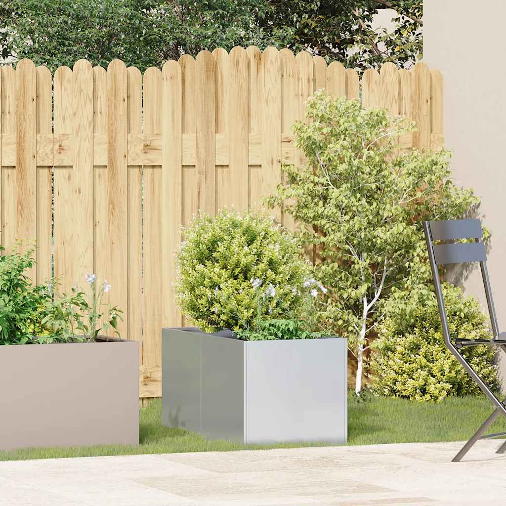 Jardinera 40x80x40 Cm De Acero Galvanizado_2