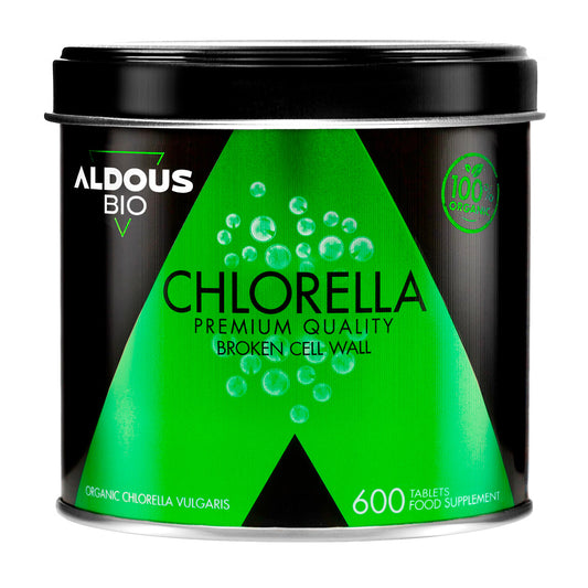Chlorella Ecológica Premium, Aldous Bio, 600 comprimidos
